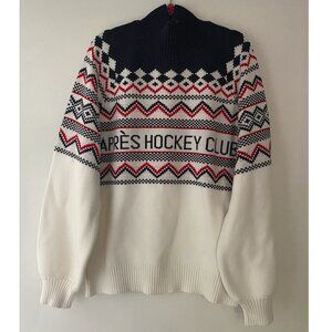 Tricolore Sports Soft Cozy Montreal Canadians Après Hockey Club Sweater Size M